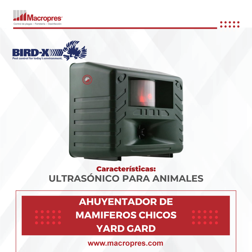 AHUYENTADOR DE MAMIFEROS CHICOS YARD GARD
