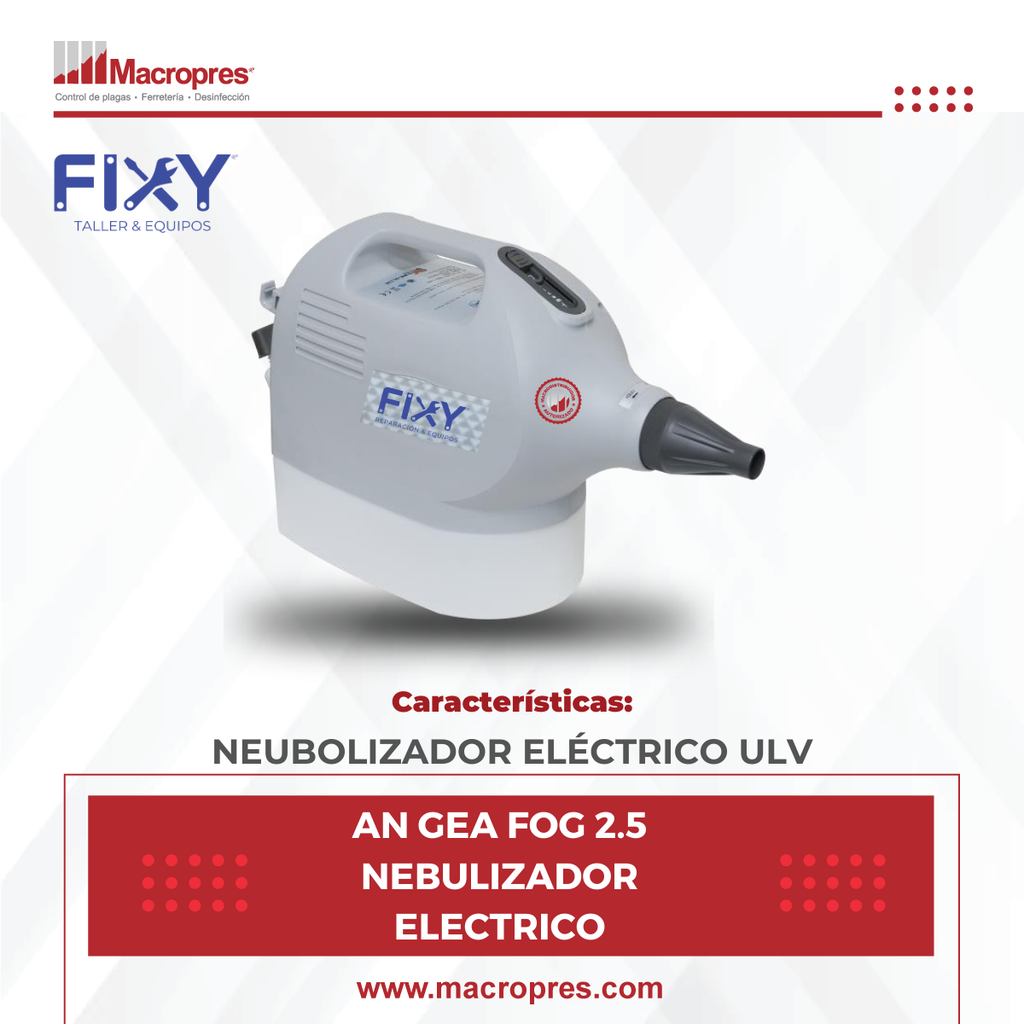 AN GEA FOG 2.5 NEBULIZADOR ELECTRICO