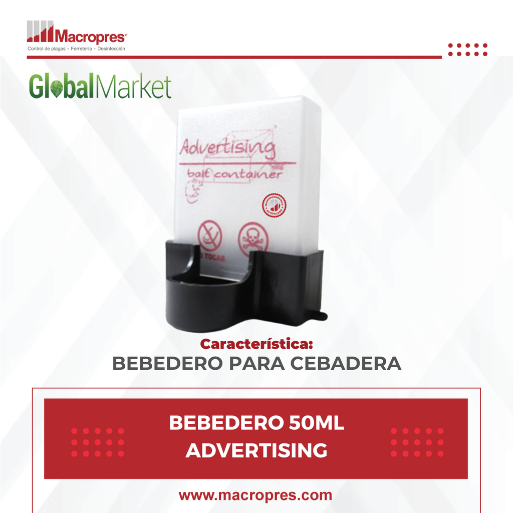 BEBEDERO 50ML ADVERTISING
