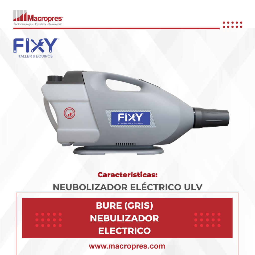 BURE (GRIS) NEBULIZADOR ELECTRICO