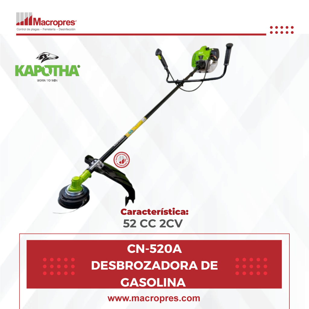 CN-520A DESBROZADORA DE GASOLINA KAPOTHA