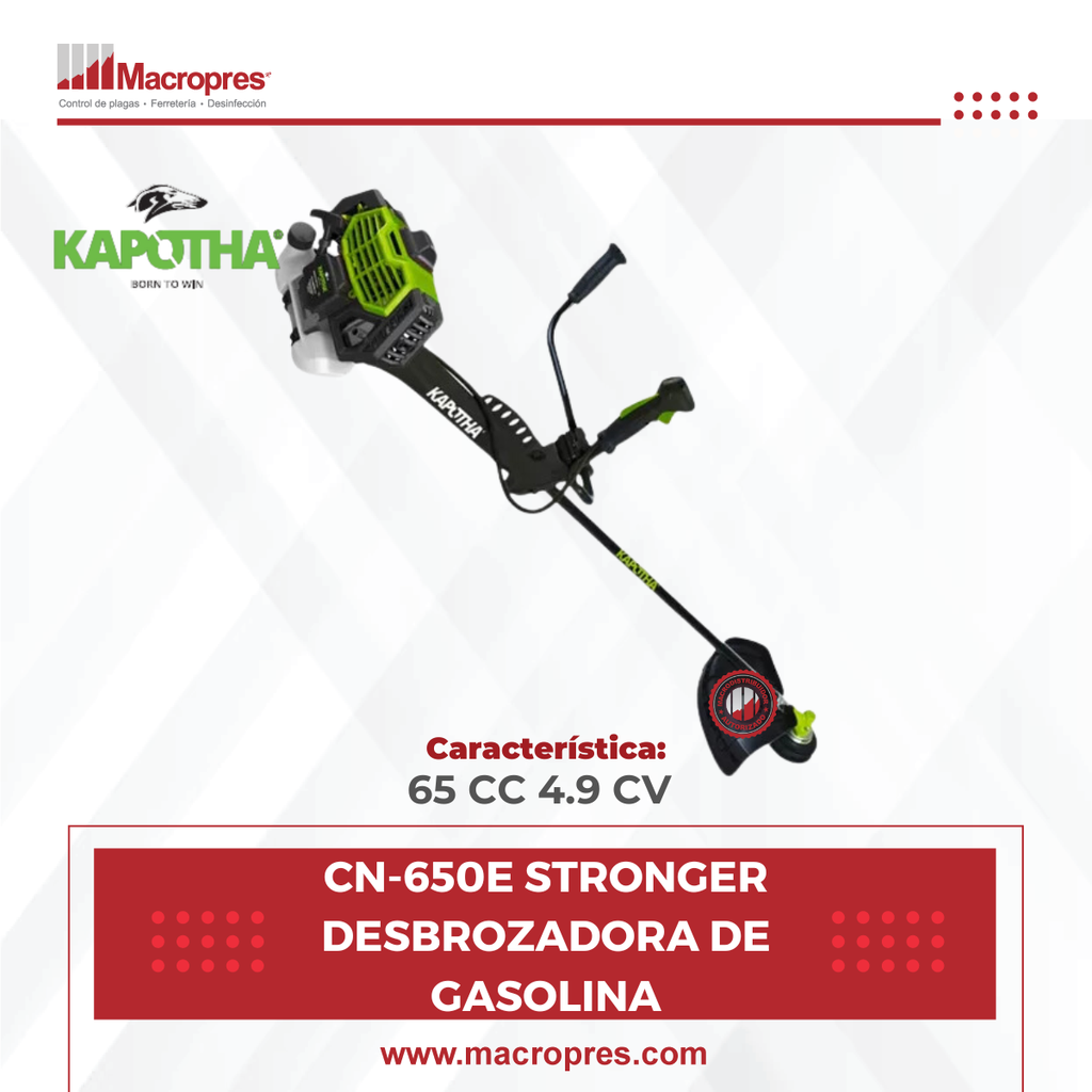 CN-650E STRONGER DESBROZADORA DE GASOLINA KAPOTHA