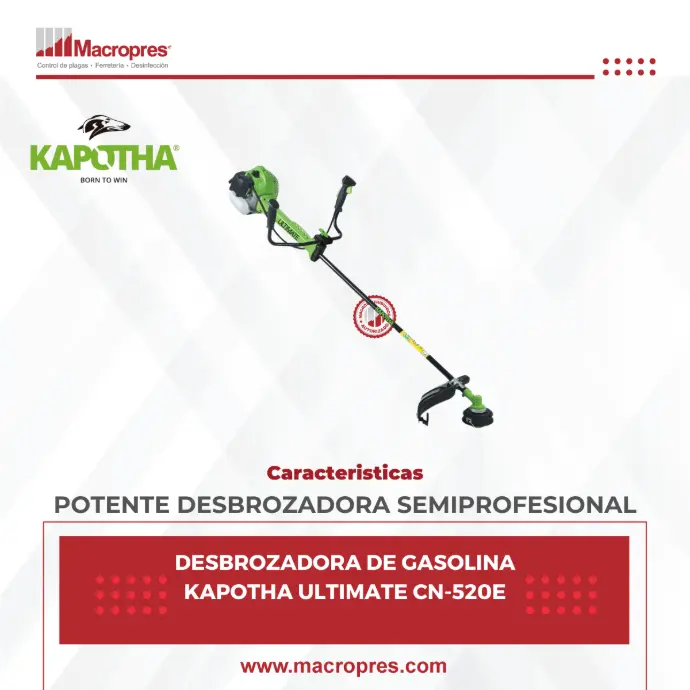 DESBROZADORA DE GASOLINA KAPOTHA ULTIMATE CN-520E (EXPO)