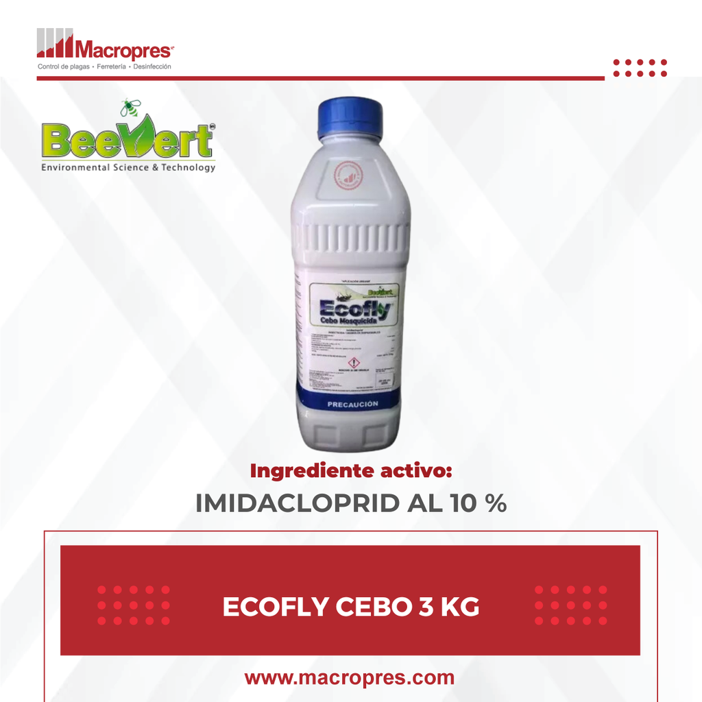 ECOFLY CEBO 3 KG X 4