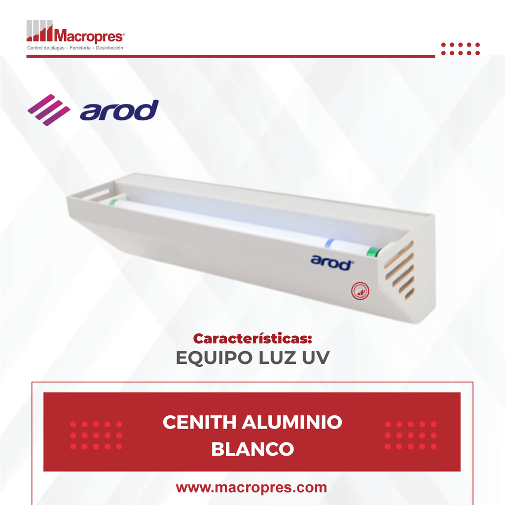 EQUIPO AROD MOD CENITH ALUMINIO BLANCO