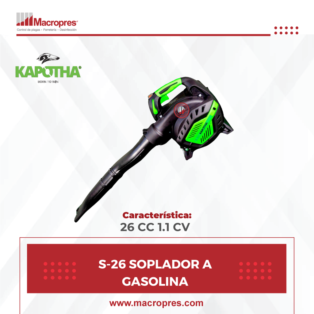S-26 SOPLADOR A GASOLINA KAPOTHA