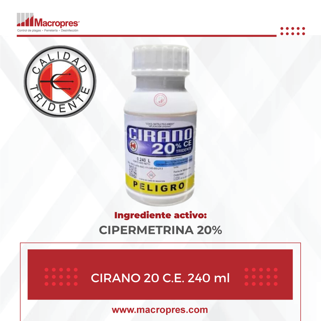 T-CIRANO 20 C.E. 240 ML X 32