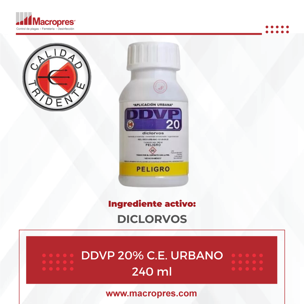 T-DDVP 20% C.E. URBANO 240 ML X 32