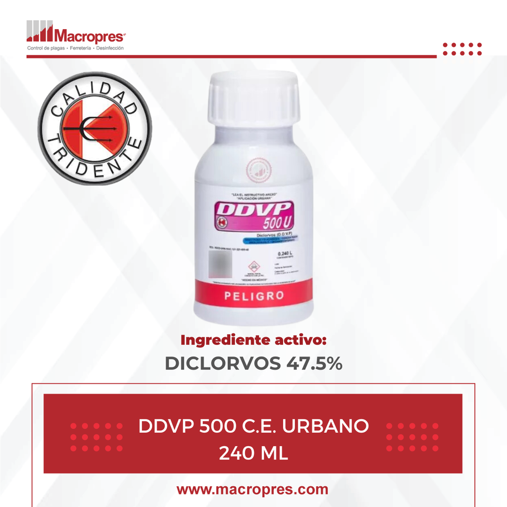 T-DDVP 500 C.E. URBANO 240 ML X 32
