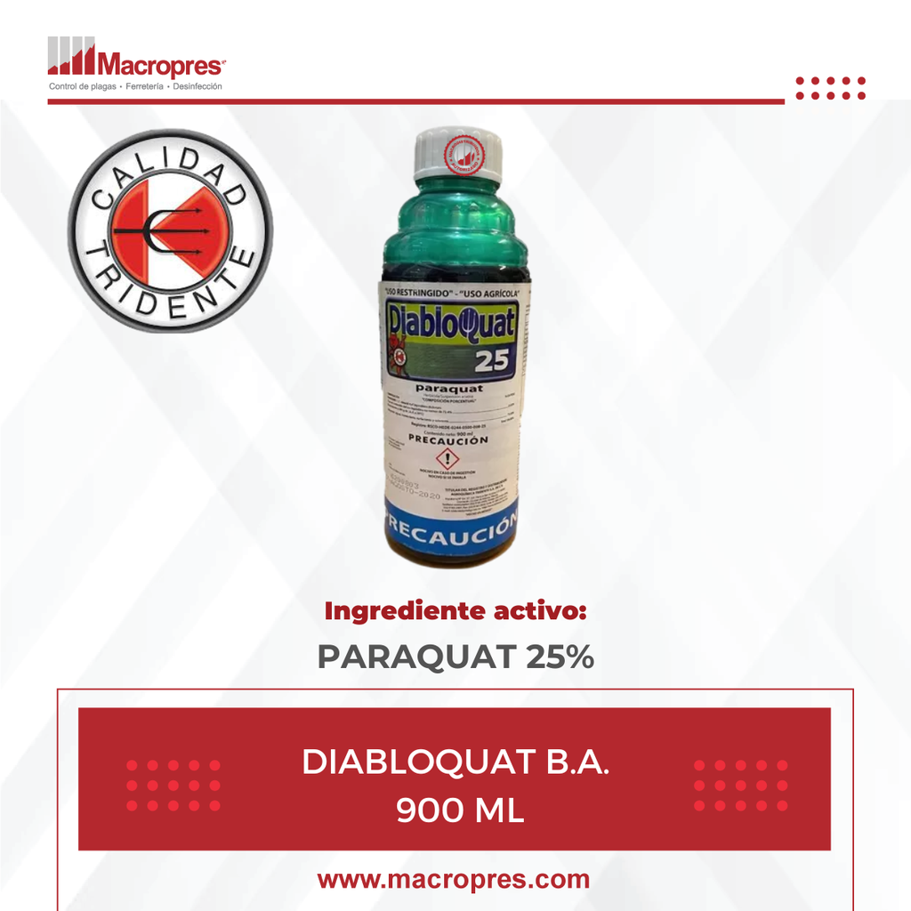 T-DIABLOQUAT B.A. 900 ML X 15