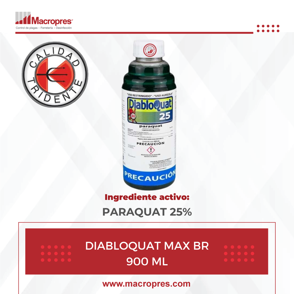 T-DIABLOQUAT MAX BR 900 ML X 15