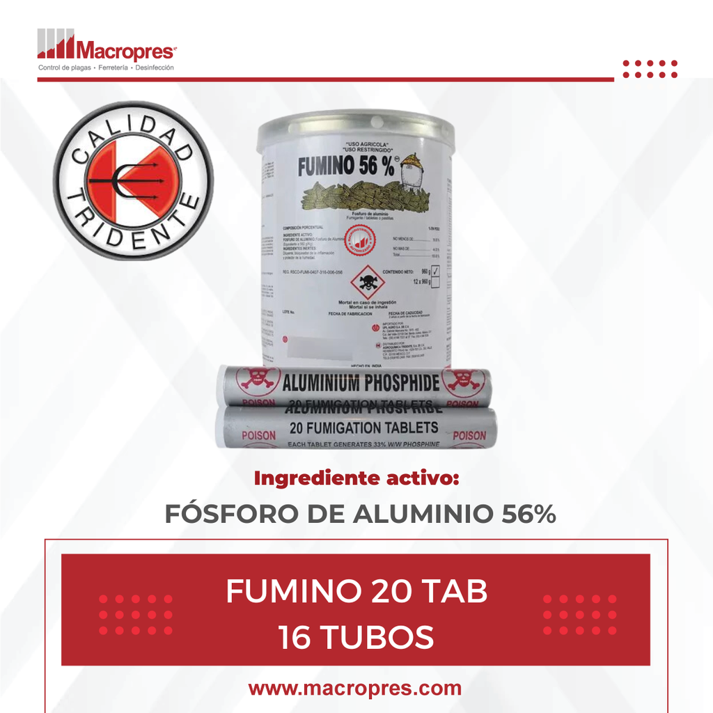T-FUMINO 20 TAB 16 TUBOS X 12