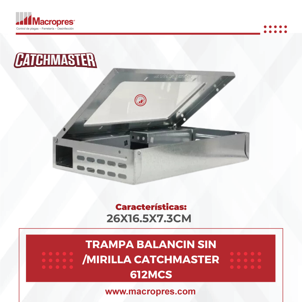 TRAMPA BALANCIN SIN /MIRILLA CATCHMASTER 612MCS