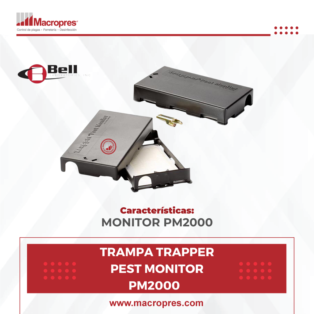 TRAMPA TRAPPER PEST MONITOR PM2000 X 12