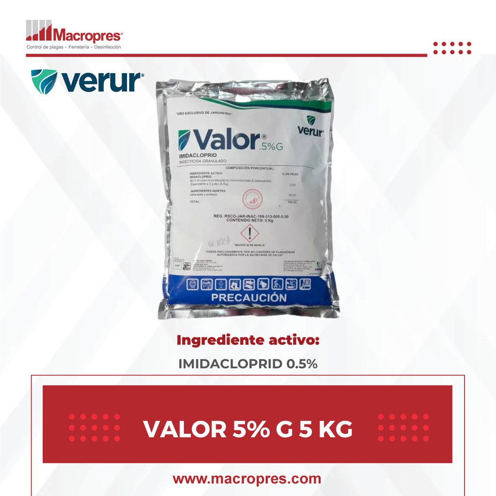 VALOR 5% G 5 KG X 4