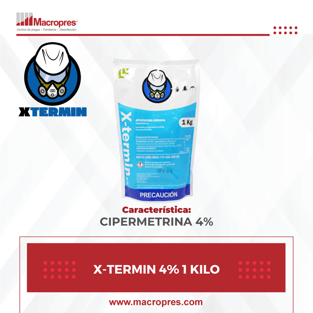 X-TERMIN 4% 1 KILO X 20