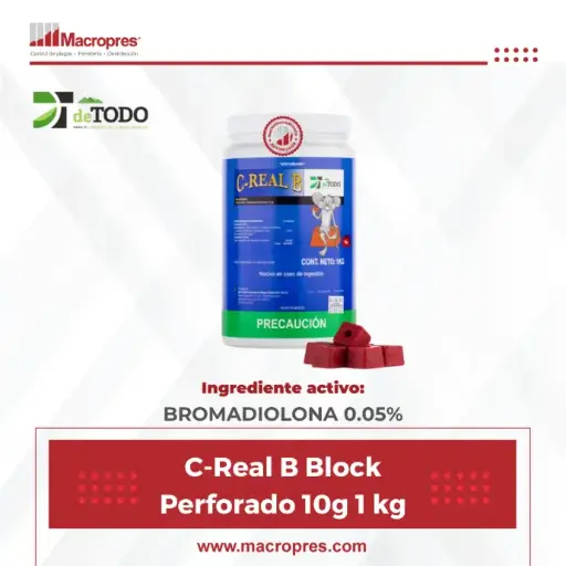 [DETO-12] .(BAJA) C-REAL B PARAF. BLOCK PERFORADO 10 G Y 20 G 1 KG