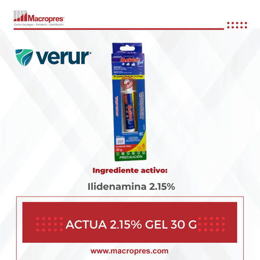 [VERU-03] ACTUA 2.15% GEL 30 G X 24