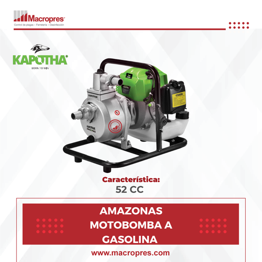[KPTA-35] AMAZONAS MOTOBOMBA A GASOLINA KAPOTHA