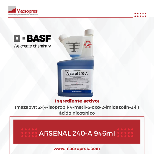 [BASF-09] ARSENAL HERBICIDA 946 ML X 4