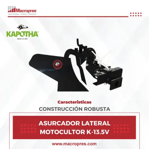[EXPO-46] ASURCADOR LATERAL MOTOCULTOR K-13.5V (EXPO)