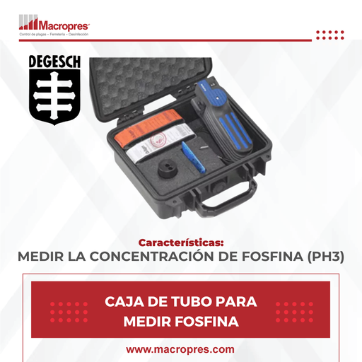 [DEGE-07] CAJA DE TUBO PARA MEDIR FOSFINA
