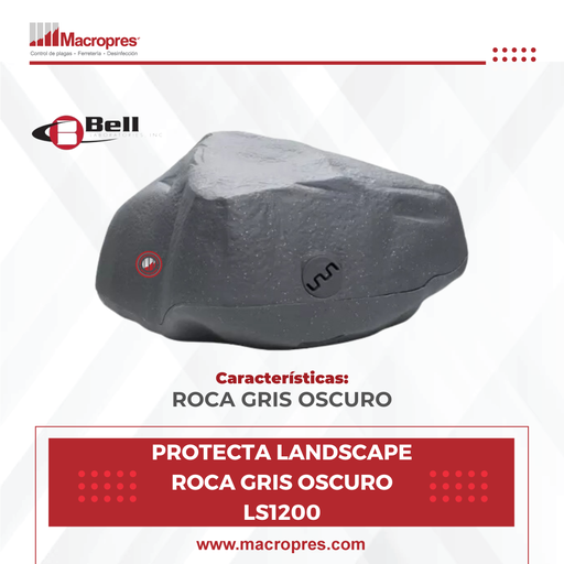 [BELL-03] CEBADERO PROTECTA LANDSCAPE ROCA GRIS OSCURO LS1200 X 4
