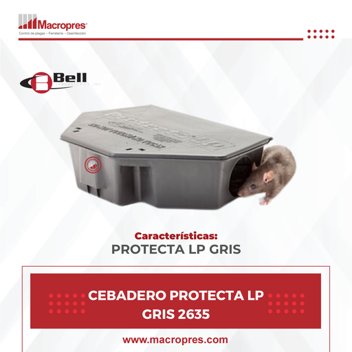 [BELL-62] CEBADERO PROTECTA LP GRIS 2635** X 6