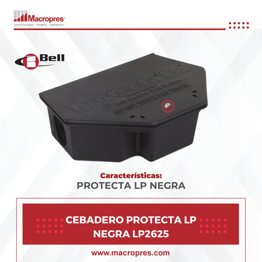 [BELL-05] CEBADERO PROTECTA LP NEGRA LP2625** X 6