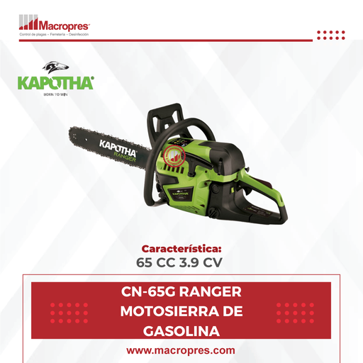 [KPTA-04] CN-65G RANGER MOTOSIERRA DE GASOLINA KAPOTHA