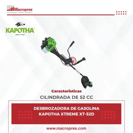 [EXPO-17] DESBROZADORA DE GASOLINA KAPOTHA XTREME XT-52D (EXPO)
