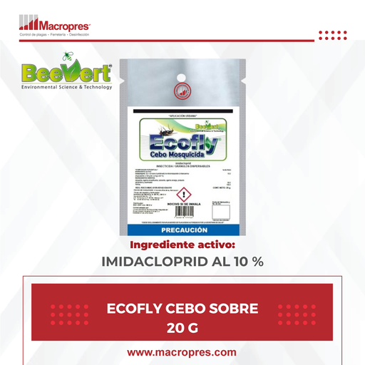[BEER-31] ECOFLY CEBO SOBRE 20 G