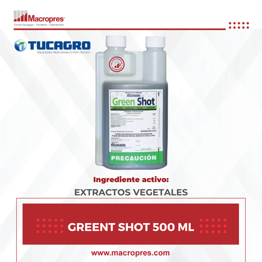 [TUCA-28] GREENT SHOT 500 ML