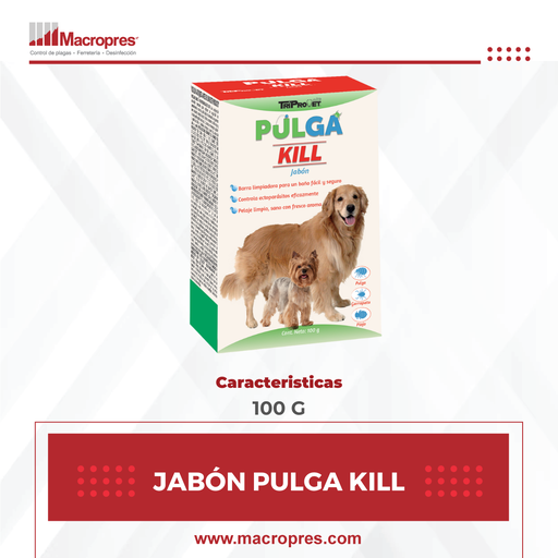 [TRIP-01] JABON PULGA KILL 100 GRSX20