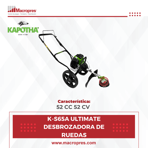 [KPTA-15] K-S65A ULTIMATE DESBROZADORA DE RUEDAS KAPOTHA