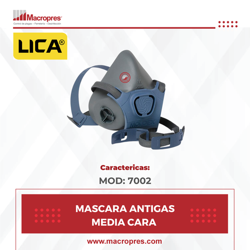 [LICA-23] MASCARA ANTIGAS MEDIA CARA MOD: 7002