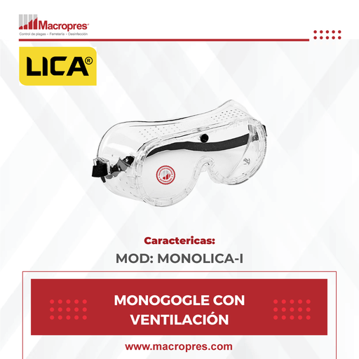 [LICA-14] MONOGOGLE LICA C/VENTILACION DIRECTA CL 1 MOD:MONOLICA-I