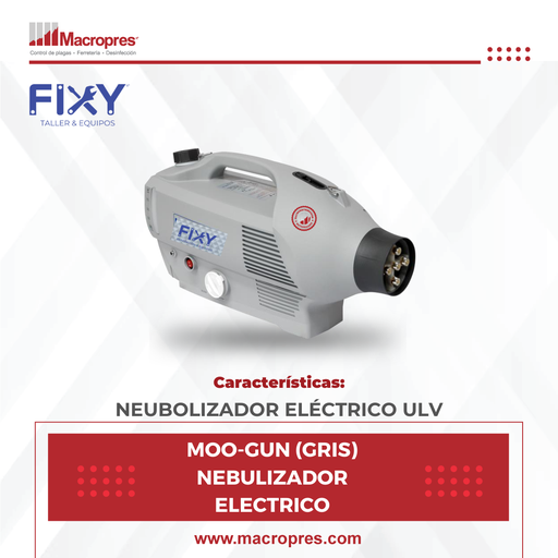 [BURE-07] MOO-GUN (GRIS) NEBULIZADOR ELECTRICO