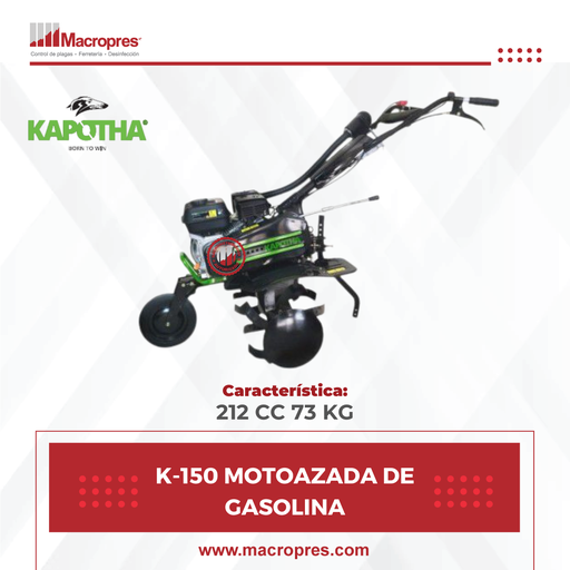 [KPTA-28] PACC 7CV ULTIMATE MOTOAZADA DE GASOLINA KAPOTHA