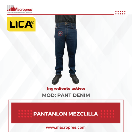 [LICA-05] PANTALON MEZCLILLA LICA DENIM MOD:PANT-DENIM