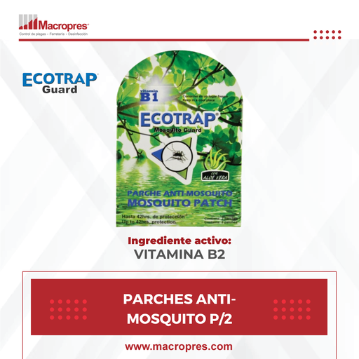 [ECOT-03] PARCHES ANTI-MOSQUITO P/2 X 120