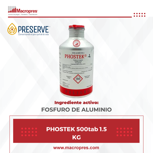 [BEER-30] PHOSTEK 500tab 1.5 KG X 14