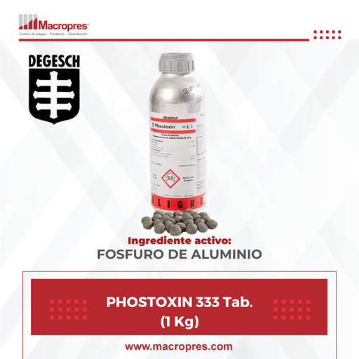 [DEGE-02] PHOSTOXIN 333 Tab. (1 Kg) X 22
