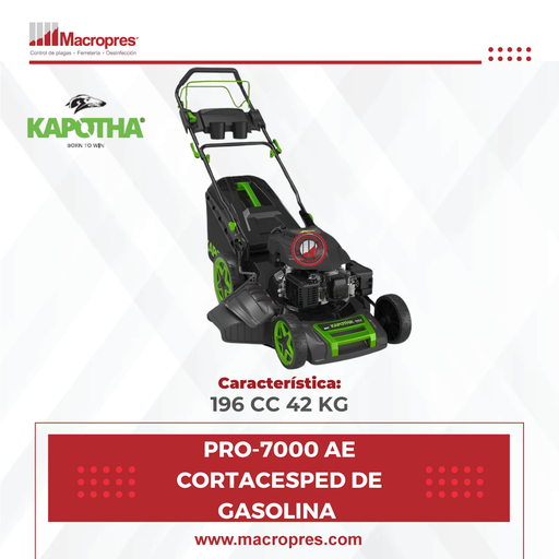 [KPTA-22] PRO-7000AE CORTACESPED DE GASOLINA KAPOTHA
