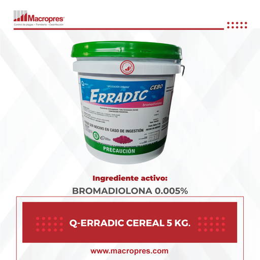 [QUIM-56] Q-ERRADIC (CEBO GRANULADO) 5 KG