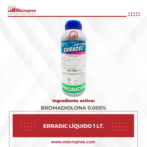 [QUIM-91] Q-ERRADIC LIQUIDO 1 LT.