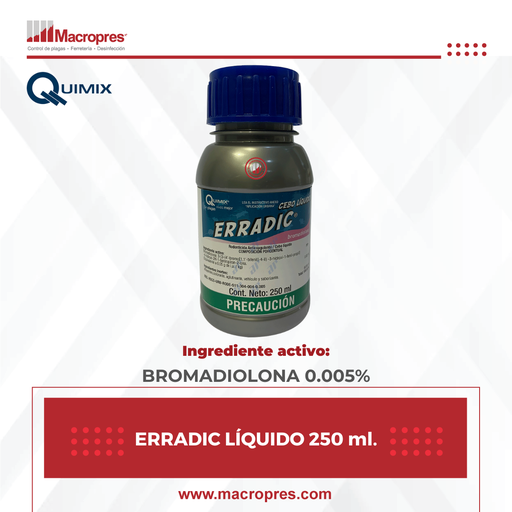 [QUIM-90] Q-ERRADIC LIQUIDO 250 ML