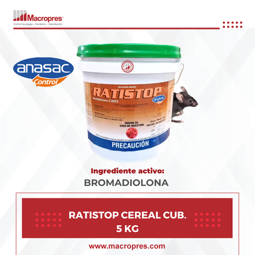 [ANAS-10] RATISTOP CEREAL CUB. 5 KG