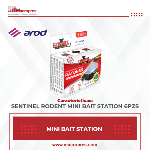 [AROD-78] SENTINEL RODENT MINI BAIT STATION 6PZS