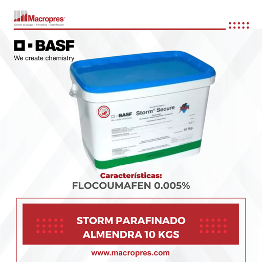 [BASF-06] STORM PARAFINADO ALMENDRA 10 KGS